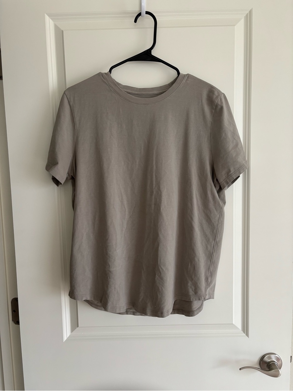lululemon athletica Relaxed Crew Tee in Taupe Gray